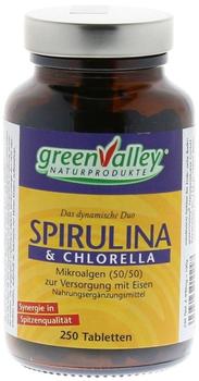 greenValley Spirulina + Chlorella Earthrise Tabletten (250 Stk.)