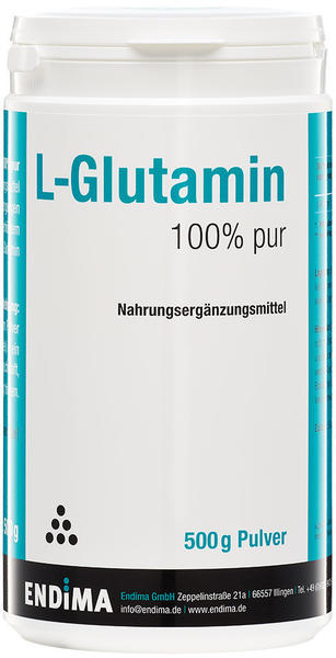 Endima L-Glutamin 100% Pur Pulver (500 g)