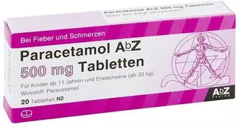 Paracetamol 500 mg Tabletten (20 Stk.) Paracetamol 500 mg Tabletten (20 Stk.)