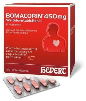 Hevert Bomacorin 450 mg Weißdorntabl. N 100 St