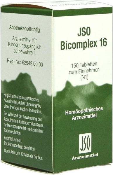 Iso-Arzneimittel Jso Bicomplex Heilmittel Nr. 16 Tabletten (150 Stk.)