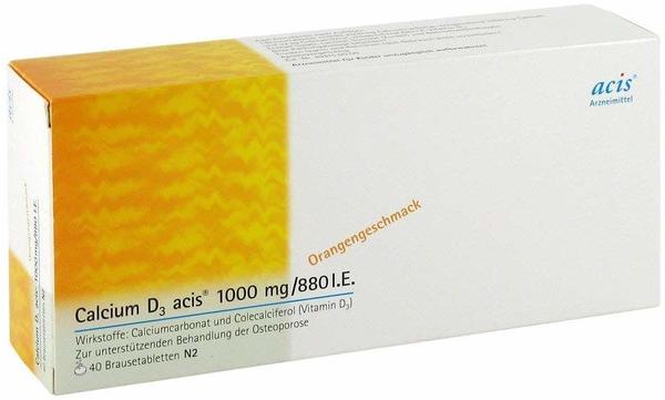 Calcium D3 acis 1000 mg/880 I.E. Brausetabletten (40 Stk.)