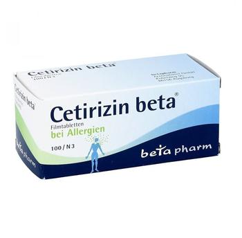 Cetirizin beta Filmtabletten (100 Stk.)