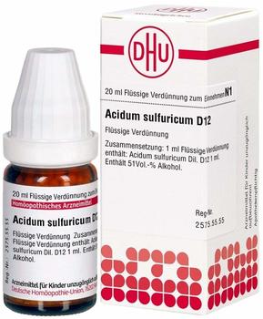 DHU Acidum Sulfuricum D 12 Dilution (20 ml)