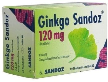 Hexal GINKGO SANDOZ 120 mg Filmtabletten 60 St.