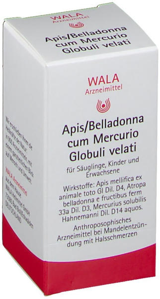 Wala-Heilmittel Apis Belladonna C. Mercurio Globuli (20 g)