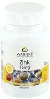 PZN-DE 01355188, Zink 15 mg Tabletten Inhalt: 33 g, Grundpreis: &euro; 146,06 /...