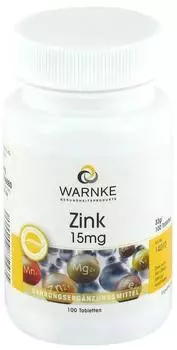 Warnke Gesundheit Zink 15 mg Tabletten (100 Stk..)