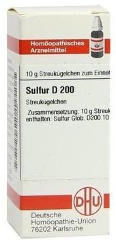 DHU Sulfur D 200 Globuli (10 g)