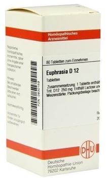 DHU Euphrasia D 12 Tabletten (80 Stk.)