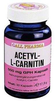 Hecht Pharma Acetyl L Carnitin 500 Mg Kapseln (30 Stk.)