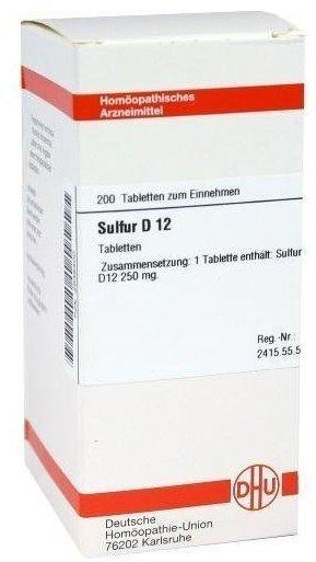 DHU Sulfur D 12 Tabletten (200 Stk.)