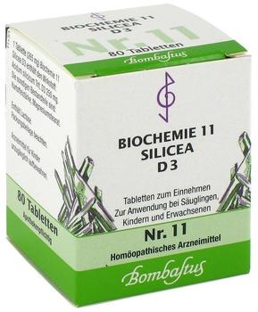 Bombastus Biochemie 11 Silicea D 3 Tabletten (80 Stk.)
