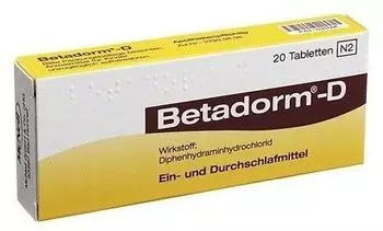 Betadorm D Tabletten (20 Stk.)