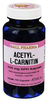 Hecht Pharma Acetyl L Carnitin 500 Mg Kapseln (100 Stk.)
