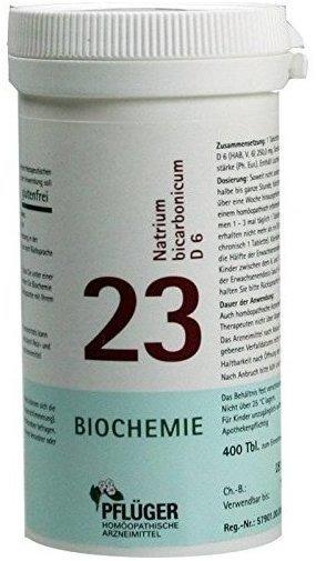 A. Pflüger Biochemie 23 Natrium Bicarbon.D 6 Tabletten (400 Stk.)