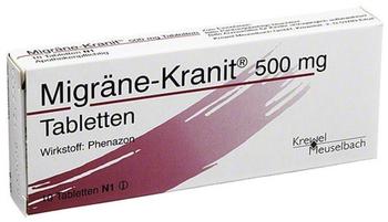 Migraene Kranit 500 mg Tabletten (10 Stk.)