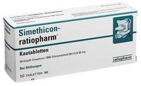 PZN-DE 01364796, Simethicon ratiopharm 85 mg Kautabletten 50 St