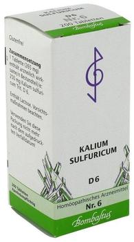 Bombastus Biochemie 6 Kalium Sulfuricum D 6 Tabletten (200 Stk.)