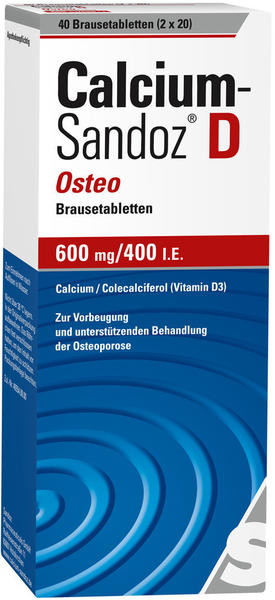 Calcium Sandoz D Osteo Brausetabletten (40 Stk.)