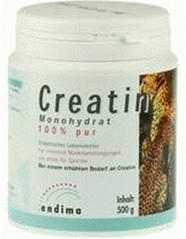 Endima Creatin Monohydrat 100% Pur Pulver 500g