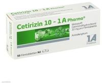 PZN-DE 03823630, Cetirizin 10 - 1 A Pharma Filmtabletten