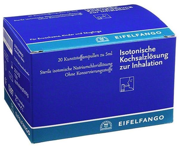 Eifelfango Isotonische Kochsalzlösung zur Inhalation (20 x 5 ml)