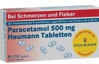 HEUMANN PHARMA GmbH & Co Generica KG PARACETAMOL 500mg Heumann Tabletten 10 St