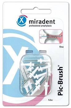 Miradent Pic-Brush Ersatzbürsten weiß fein (12 Stk.)