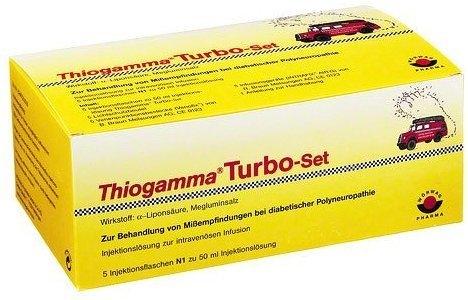 Thiogamma Turbo Set Pur Inj.-Fl. (5 x 50 ml)