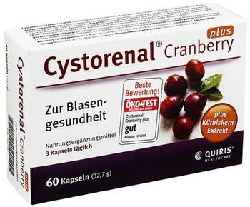 Quiris Healthcare GmbH & Co KG Cystorenal Cranberry plus Kapseln 60 St.