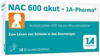 NAC 600 Akut-1a Pharma Brausetabletten 10 St