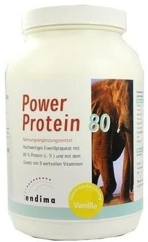 Endima Power Protein 80 Vanille Pulver 900g