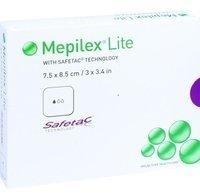 Mepilex Lite Schaumverband 7,5x8,5 cm st 5 St