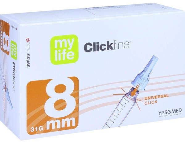 B2B Medical Mylife Clickfine Pennadeln 8 mm (100 Stk.)