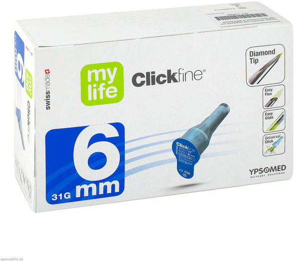 B2B Medical Mylife Clickfine Kanülen 6 mm (100 Stk.)