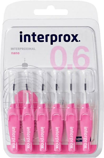 Dentaid Interprox Interdentalbürsten nano rosa 0,6mm (6 Stk.)