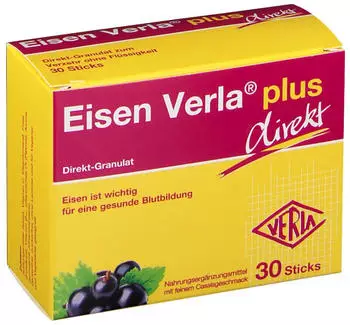 Verla-Pharm Eisen Verla plus direkt Sticks (30 Stk.)