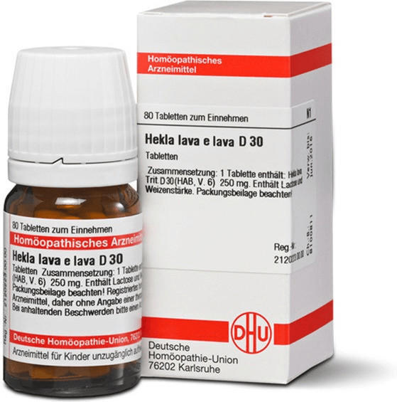 DHU Hekla lava e lava D 30 Tabletten (80 Stk.)