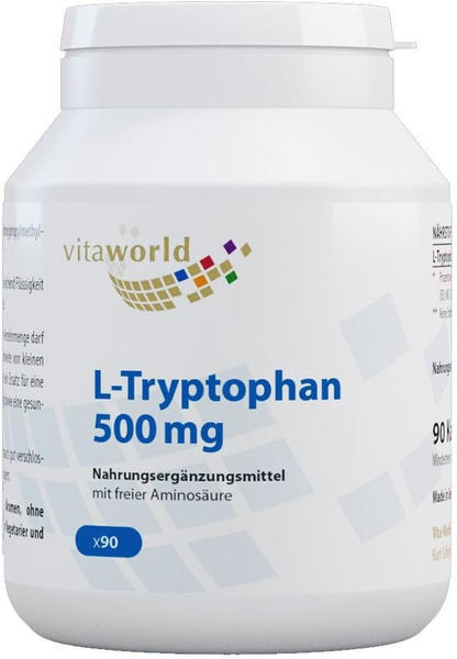Vita-World L-Tryptophan 500mg Kapseln (90 Stk.)