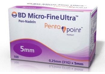 Pharma Gerke Arzneimittelvertriebs GmbH BD MICRO-FINE Ultra Pen-Nadeln 0,25x5 mm