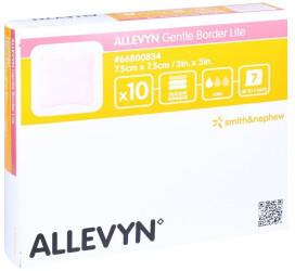 Emra-Med Allevyn Gentle Border Lite 7,5x7,5cm Schaumverband (10 Stk.)