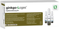 PZN-DE 10729268, Dr. Loges + ginkgo-Loges Injektionsl&ouml;sung D4 50x2 ml, Grundpreis: