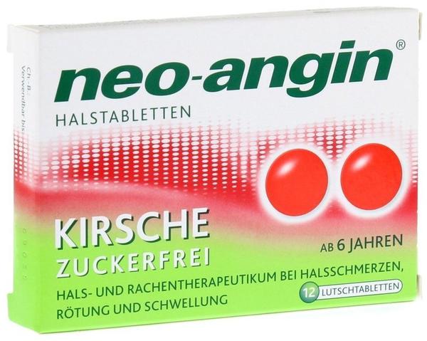 Neo-Angin Kirsche zuckerfrei Halstabletten (12 Stk.)