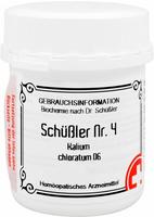 Sch&uuml;ssler NR.4 Kalium chloratum D 6 Tabl 400 St