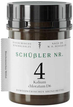 Apofaktur Schüssler Nr. 4 Kalium chloratum D 6 Tabletten (1000 Stk.)