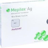 Mepilex Ag Schaumverband 10x10 cm steril 5 St