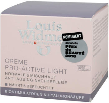 Louis Widmer Pro active Light Creme unparfümiert (50ml)
