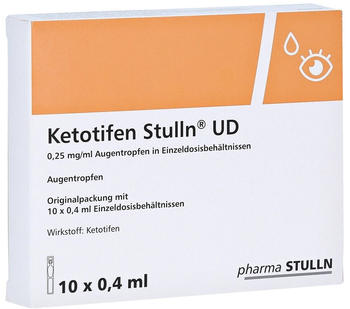 Ketotifen Stulln UD Augentropfen Einzeldosispipetten (10 x 0,4 ml)