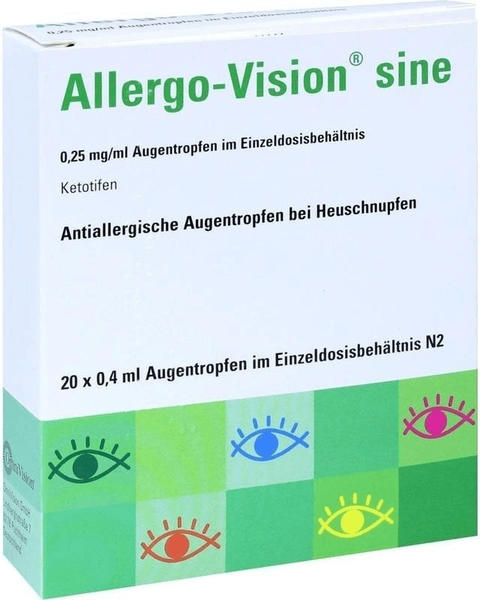 Allergo-Vision sine 0.25 mg/ml AT Einzeldosisbehältnis (20 x 0,4 ml)